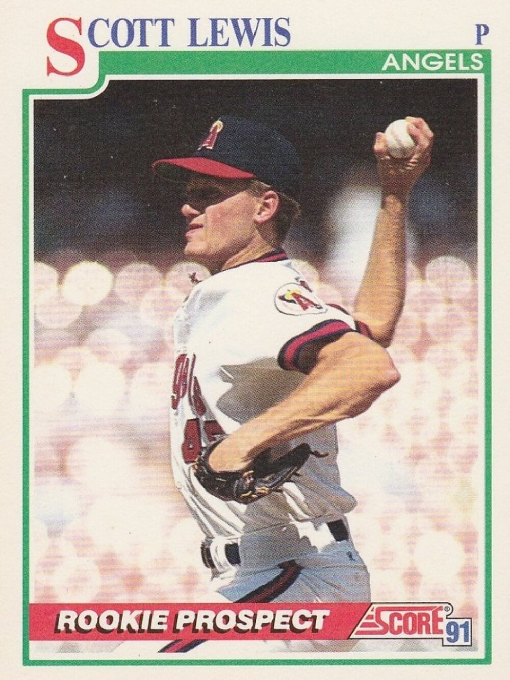 Scott Lewis - Score 91 Rookie Prospect Baseball Card
